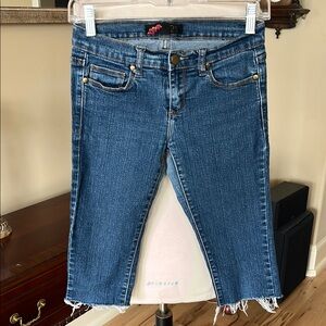 Low Rise Jean Bermuda Shorts
